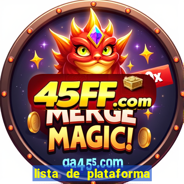 lista de plataforma de jogos